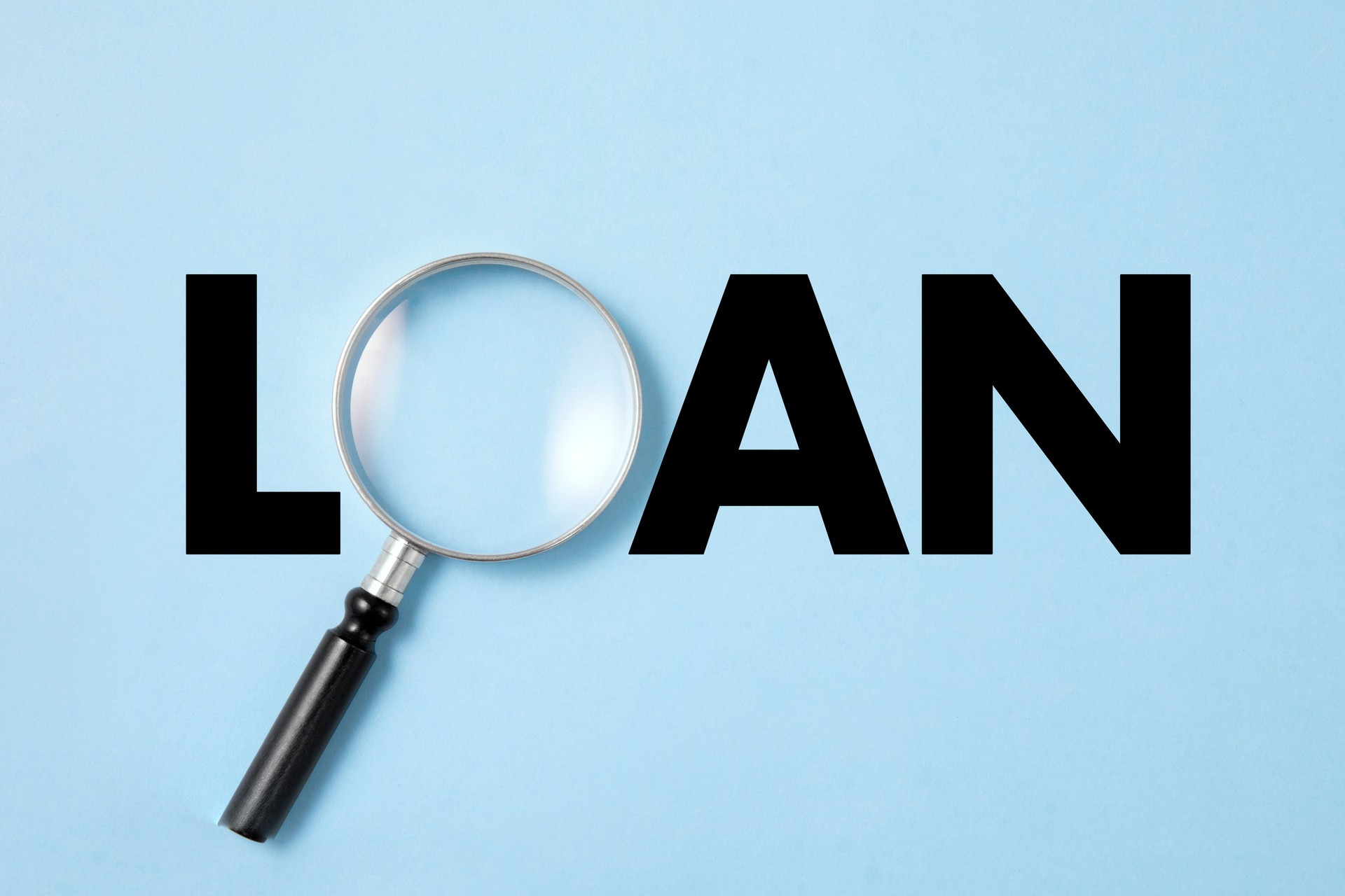 Loan Word with Magnifying Glass